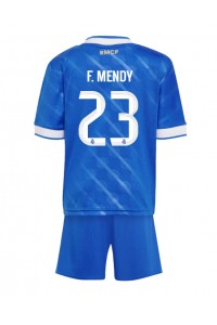 Fotbalové Dres Real Madrid Ferland Mendy #23 Dětské Třetí Oblečení 2025-26 Krátký Rukáv (+ trenýrky)